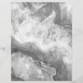 グレーホワイトマーブルパターンスクラップブック紙 (裏面)