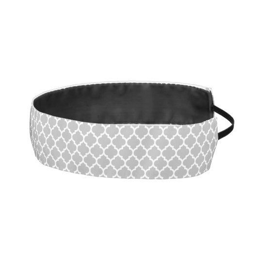 グレーホワイトモロッコ#5 Dkグレー3イニシャルモノグラム アスレチックヘッドバンド (右)