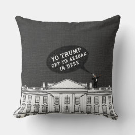 グレーホワイトヨートランプバ来ンドザホワイトハウス クッション