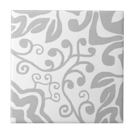 グレーホワイトヴィンテージオリジナルユニーク水色 タイル