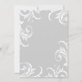 グレーホワイト記念婚約PERSONIZARY 招待状 (裏面)