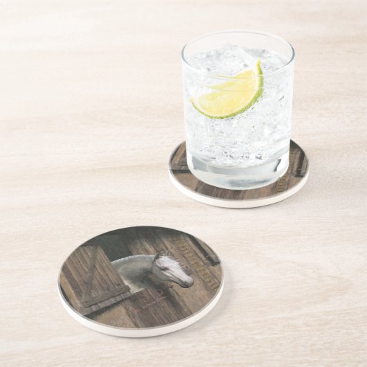 グレーホースアットザスタブルドア コースター (側面)