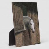 グレーホースアットザスタブルドア フォトプラーク (側面)