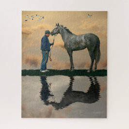 グレーホースアンドグルームオットブジグソーパズル ジグソーパズル