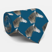 グレーホースネックタイ ネクタイ (ロール)