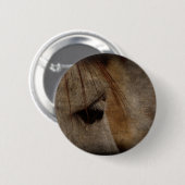 グレーホース顔 グランジ 缶バッジ (正面&裏面)