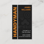 グレーホームモチーフ建築便利屋 名刺 (正面)