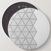 グレーボパターン（の模様が）あるタン 缶バッジ (正面&裏面)