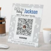 グレーボーイオフィスベビーシャワーアイディアヴェンモ 台座サイン (インサイチュ)