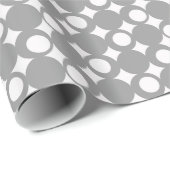 グレーボーモダンルデザイン@エムポロモファ ラッピングペーパー (ロールコーナー)