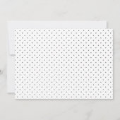 グレーポスト誕生ベビーシャワー写真Sip & See 招待状 (裏面)