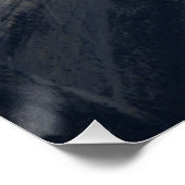 グレーマウンテンピーク、曇り青空 ポスター (コーナー)