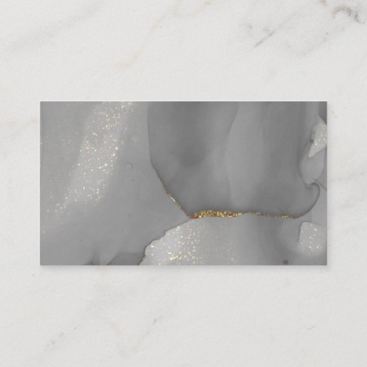 グレーマーブルクロスチャーチペストルまたはディーコン 名刺 (裏面)