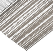 グレーマーブルシェードオブグレーパターストライプンモノグラム ロングテーブルランナー (コーナー)