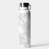 グレーマーブルデザイン ウォーターボトル (背面)