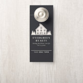 グレーミニマルエテ素朴ート代理人の家の写真 ドアノブサイン (ノブ)