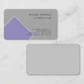 グレーミニマルクラシカルプロフェッショナル 名刺 (正面/裏面)