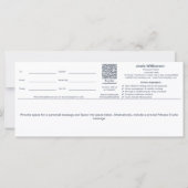 グレーミニマルホワイトウェルネスギフト証明書 (裏面)