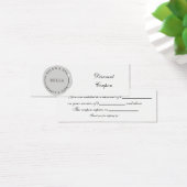 グレーミニマルモダンサロンとスパ割引カード (デスク)