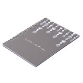 グレーミラーの高級感のあるノート ノートブック (左側)