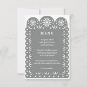 グレーメキシカンパペルピカドメニュー 案内状 (正面)