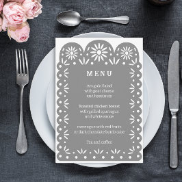 グレーメキシカンパペルピカドメニュー 案内状