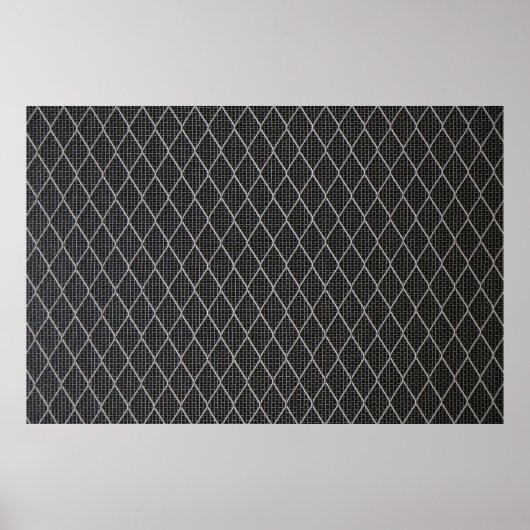 グレーメタルワイヤーフェンス ポスター (正面)