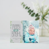 グレーメリーアンドブライトフォトカード シーズンカード (スタンド正面)