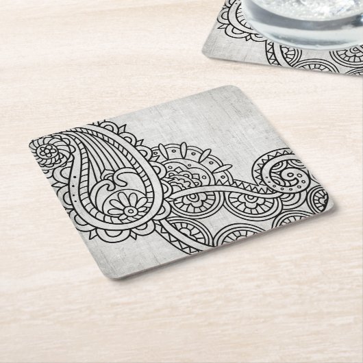 グレーメンディモチーフ紙コースター スクエアペーパーコースター (アングル)