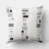 グレーモシアックタイルデザインレトロ装飾用クッション クッション (裏面)