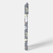 グレーモダンお洒落の眠る犬バニラオンザイ Case-Mate iPhoneケース (裏面 / 右)