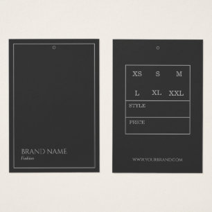 グレーモダンつるラベル