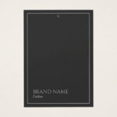 グレーモダンつるラベル (正面)