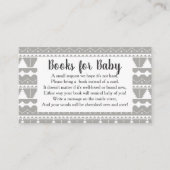 グレーモダンとホワイトアステカラマのブックリクエスト エンクロージャーカード (正面)