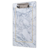 グレーモダンとホワイトマーブルストーン クリップボード (左)