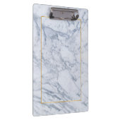 グレーモダンとホワイトマーブルストーン クリップボード (右)