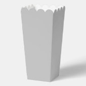 グレーモダンとホワイトワンデイウェディングパ遠くにーティー フェイバーボックス (裏面)