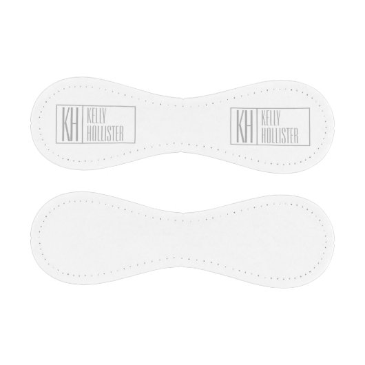 グレーモダンのイニシャルと名前のロゴ 野球ボール (パネル)