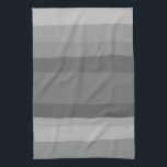 グレーモダンのシンプルストライプ キッチンタオル<br><div class="desc">飾はタオルカッコいいで。引っ越し祝いパーティー素晴らしか誕生日か結婚プレゼント！そこカスタマイズで文字も追加。私の店にもっと色や柄をチェックしなさい！</div>