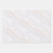 グレーモダンの大理石パターン ラッピングペーパーシート (正面2)