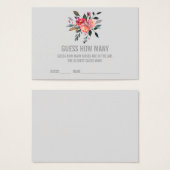 グレーモダンはゲームのカードの数を推測キス (正面&裏面)