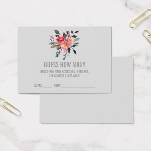 グレーモダンはゲームのカードの数を推測キス (オフィス)