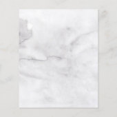 グレーモダンウォーター色洗浄サロンサービスメニュー (裏面)