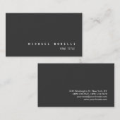 グレーモダンエステティックプロフェッショナル名刺 名刺 (正面/裏面)