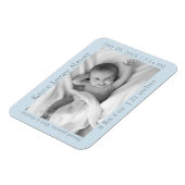 グレーモダンオンブルーベビー発表 マグネット (左側)