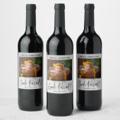 グレーモダンガイドの親提案 ワインラベル (ボトル)