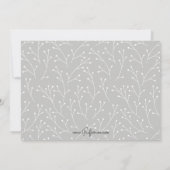 グレーモダンクリスマスタイポグラフィ2 – 写真 シーズンカード (裏面)