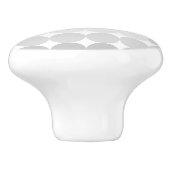 グレーモダンサークルモノグラム セラミックノブ (側面)