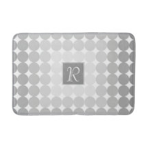 グレーモダンサークルモノグラム