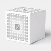 グレーモダンサークルモノグラム フェイバーボックス (裏面サイド)